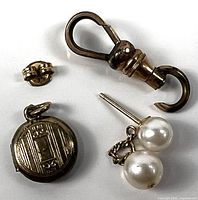 Overview of all four gold-filled jewelry pieces