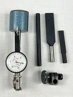 Gauge and accessories laid out