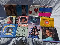 Overall view showing all 12 singles laid out