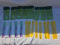 All 21 retail-packaged manicure tools laid out