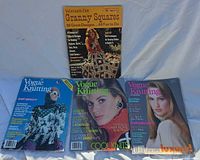 Group shot of all four magazines