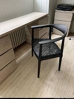 Desk top panel on pedestals showing color and style