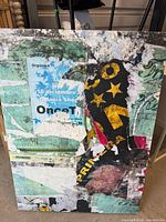 Front view of abstract canvas print