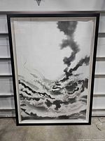 Full framed artwork showing entire piece and frame