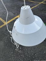 Full view of pendant lamp showing shape and cord