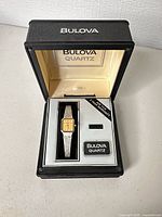 Watch in open Bulova presentation box