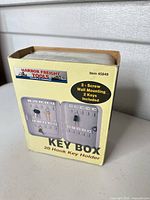 Front of sealed retail box showing Harbor Freight Tools 20-hook key box