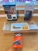 Group shot of all four boxed items