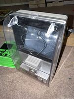 FujicaEditor E55 film editor unit showing clear viewing door and crank handle