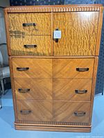 Full front view of dresser showing overall design and condition