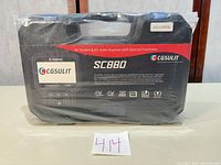 Front view of sealed CGSULIT SC880 scanner hard case