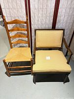 Both chairs side by side showing overall design and materials