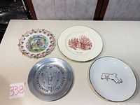All four plates laid out for overview