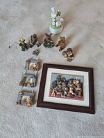 Group shot of all items on carpet