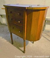 Full view of cabinet front and side