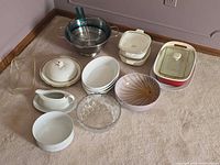 All items grouped on carpet