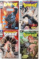 Front covers of all four bagged comics