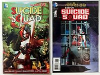 Front covers of both the trade paperback and single issue