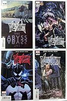 Group shot of all four Venom issues front covers