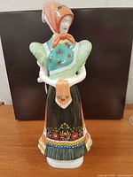 Front view of figurine