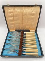 Set in open case showing all pieces