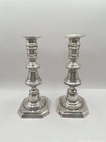 Full view of both candlesticks front