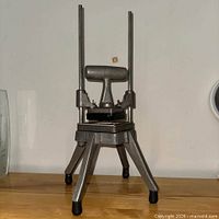 Full view of Nemco chopper standing on countertop