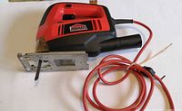 Full view of Jobmate jigsaw with cord