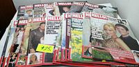Stack of 24 Hello! UK magazines with varied celebrity covers