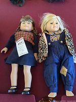 Both dolls side by side displaying overall appearance and outfits