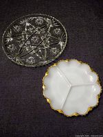 Both platters side by side for scale and overview