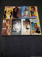 All eight VHS tapes front covers visible