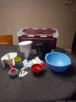 Group shot of all items on table