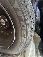 Sidewall showing Trocmax branding and tread condition