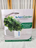 Front of sealed AeroGarden Sprout box