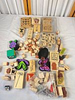 overview of entire assortment spread on table