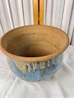 Top view showing interior and rim