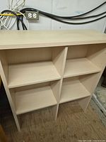 Front view showing full 6-cube configuration