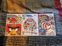 Front covers of all three Wii games