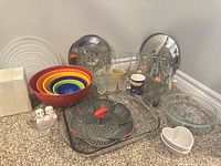 Wide view of all kitchen items grouped together