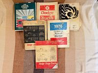 All six manuals laid out together