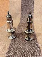 Front view of both shakers showing overall shape and finish