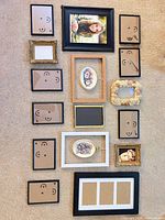 All seventeen frames laid out for overview