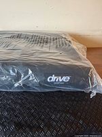 Drive brand logo on sealed seat cushion