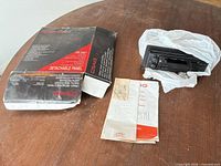 Head unit, box, paperwork overview