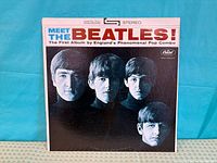 Front cover of Meet The Beatles! LP