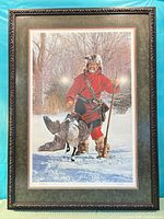 Framed Paul Calle Early Arrivals print front view