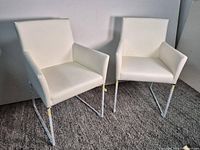 Front view of both armchairs