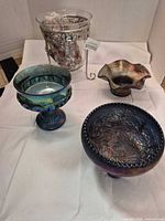 Group shot of all four bowls on white background