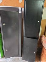 Front view showing both safes side by side